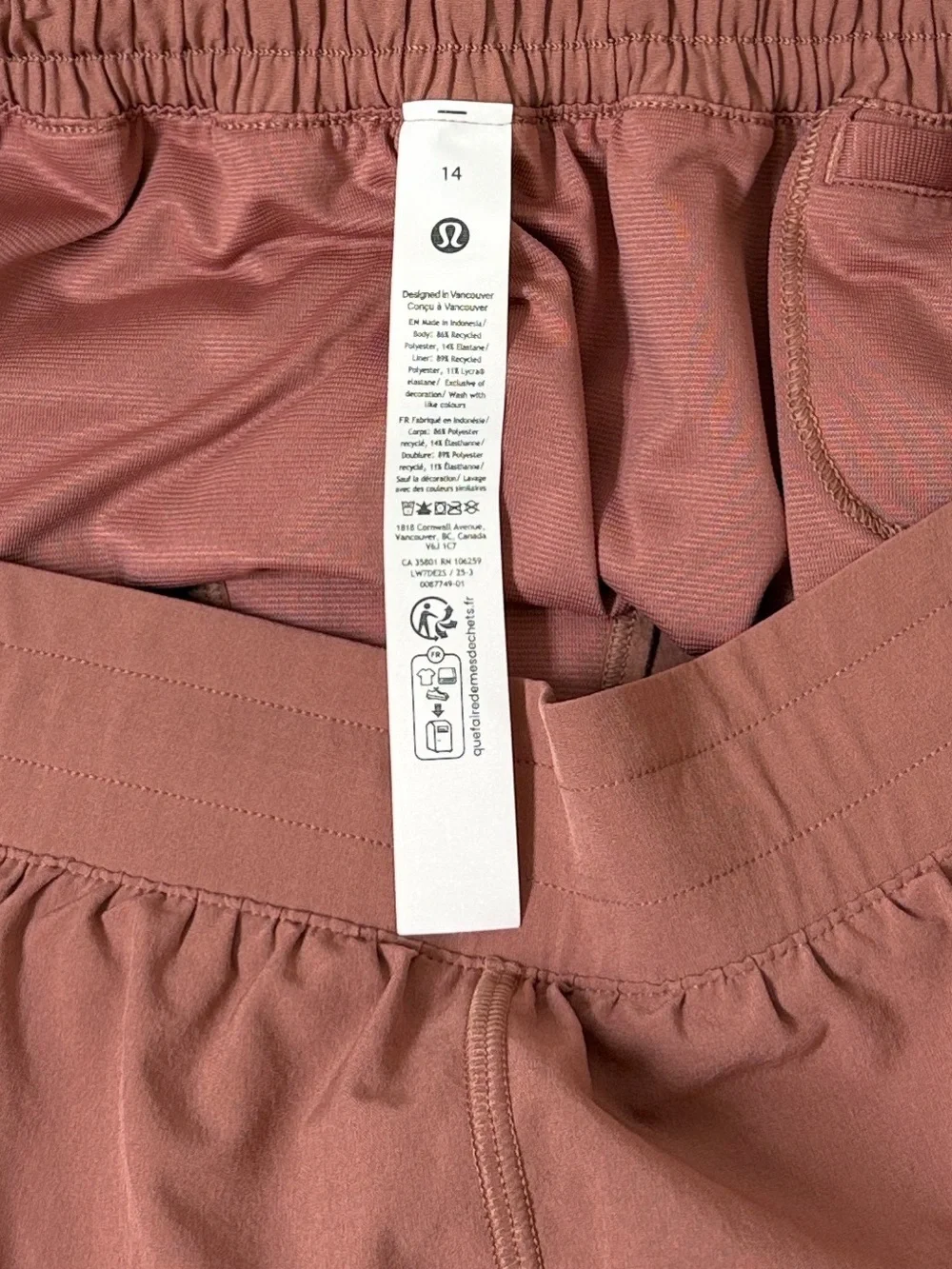 Lululemon Velvet Dust Hotty Hot Low-Rise Shorts